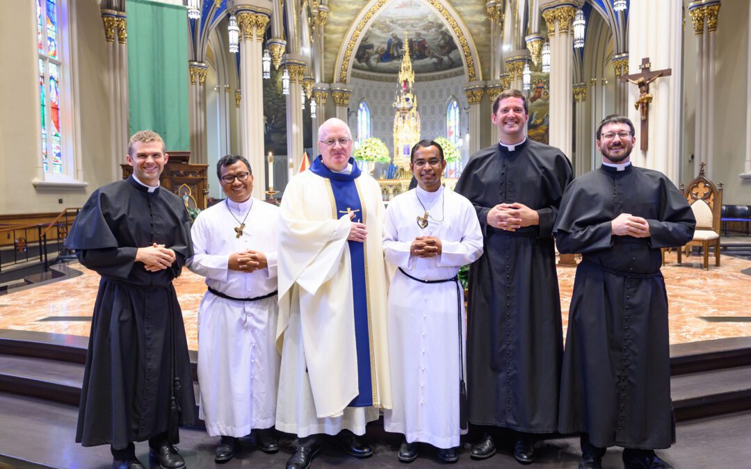 Five Holy Cross Men Profess Final Vows