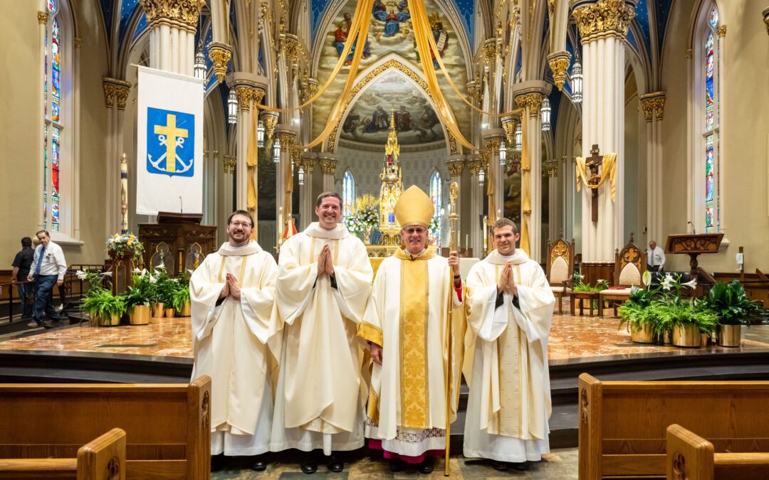 Three Men Ordained Priests of Holy Cross in 2022