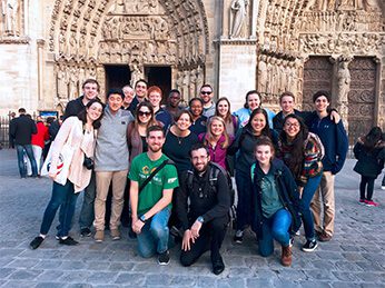 Mr. Cathal Kelleher, C.S.C., on pilgrimage