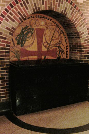 St Andre's tomb in St Joseph's Oratory