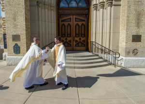Frs. McCormick and Reidy