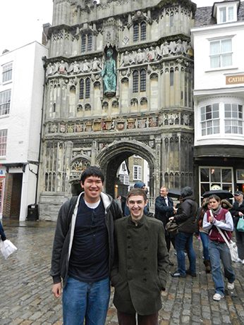 Vincent Nguyen studying abroad