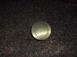 The three inch grave markers