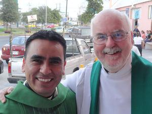 Deacon Jorge Armando Morales Trejo, C.S.C., & Provincial Superior fR. Thomas O'Hara, C.S.C.