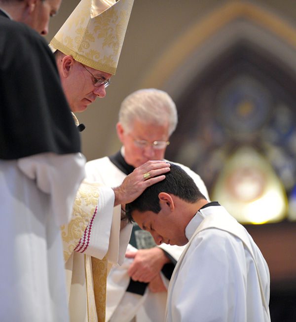 Bishop Laying on of hands