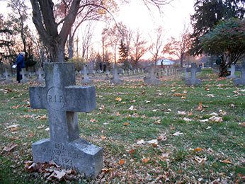 Bro Barnabas' grave, Holy Cross Cemetary