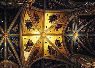 Ceiling at the Basilica of the Sacred Heart