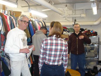 St Andre Bessette clothing room