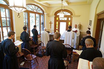 Daily Mass at the Novitiate