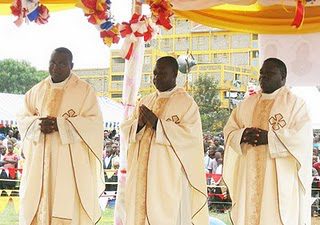 Ordinations in East AftricaFrom Left to Right:Rev