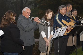 Fr Jim Fenstermaker, CSC at Easter Sunrise Service