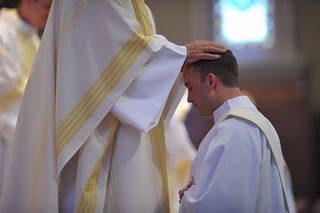 Father to father the Laying on of hands