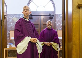 Fr Adam Booth, CSC & Fr Edmund Sylvia, CSC
