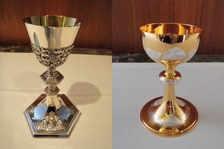 Fr Britto's Chalice and Fr Ybarra's Chalice