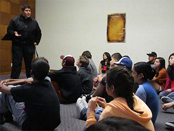 Fr Paul Ybarra, CSC teaching