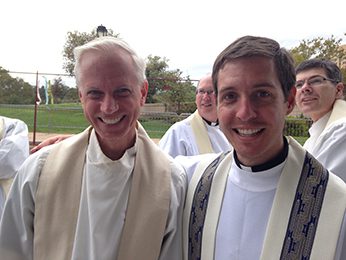 Fr Shawn Mahoney with Fr Chase Pepper