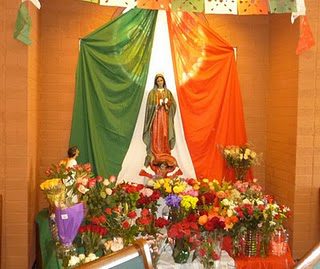 Our Lady of Guadalupe altar st St