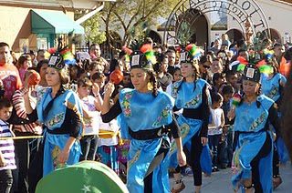 Matachines celebrating Guadalupe