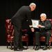 Father Hesburgh receives Naval honor