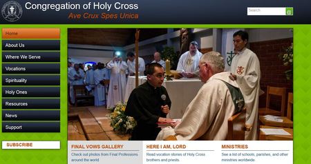 New Holy Cross Website