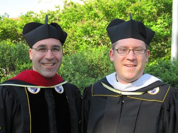 Fr Terrance Ehrman, CSC and Fr Stephen Koeth, CSC
