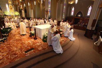 Laying on of hands