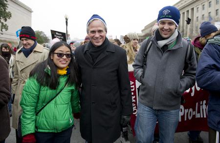 Father John Jenkins at March for Life 2013