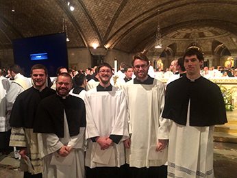 Holy Cross Seminarians in Washington DC