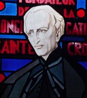 Blessed Basil Moreau stained glass