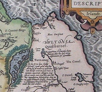 St Patrick's Purgatory Map, Ortelius 1592