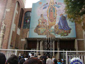 Our Lady of Gudalupe shrine in Guadalupe, Nuevo Leon