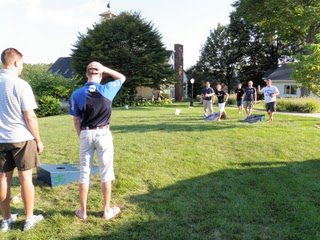 Bean bag toss at DeerPorte