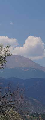 The View of Pike's Peak from the Novitiate