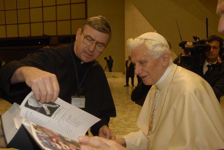 Father John Phalen and Pope Benedict XVI