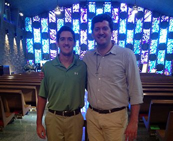 Posing in the Moreau Seminary Chapel