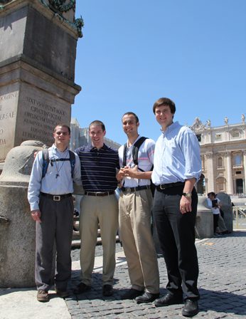 Old Collegians studying in Rome