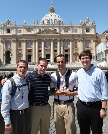 Old Collegians Studying in Rome