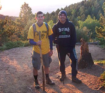 Ryan Pietrocarlo, CSC And Mike Palmer, CSC Climbing Pike's Peak