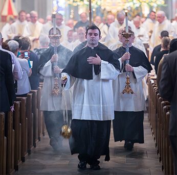 Ryan Pietrocarlo, CSC Serving At The Final Vows Mass In 2015