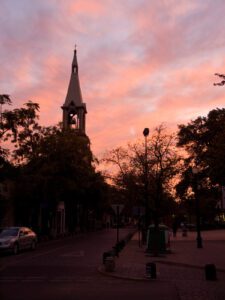Santiago Church Dusk