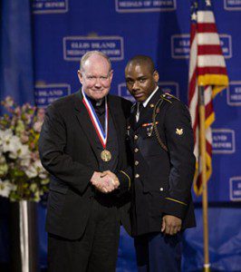 Fr. Scully Receives Ellis Island Medal