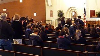 St John Vianney School assembly