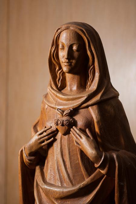 Statue of Mary at Moreau Seminary