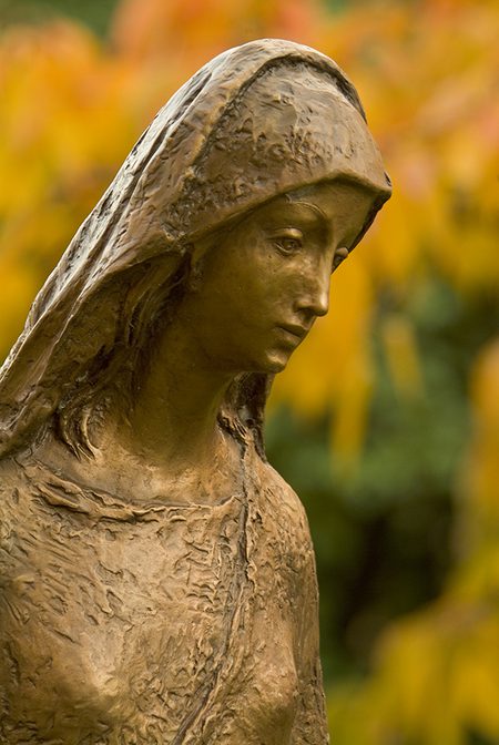 Statue of Mary in the Marian Gardens at UP