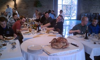 Thanksgiving dinner at Moreau