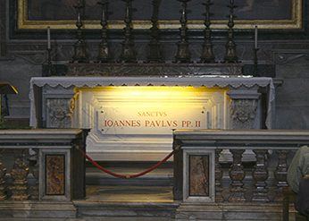 The Tomb of St Pope John Paul II