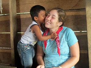 Peace Corps volunteer Tricia Wilbur in Panema