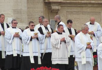 Fr Michael Wurtz, CSC at St Andre's Canonization 2010