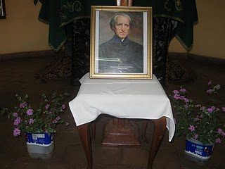 Portrait of Blessed Basil Moreau in former chapel