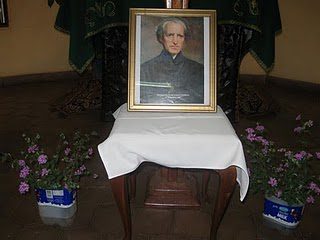 Portrait of Blessed Basil Moreau in former chapel